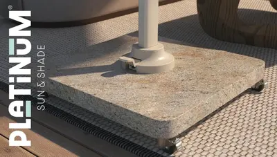 Platinum Sun & Shade parasolvoet venezia 90kg graniet - afbeelding 2