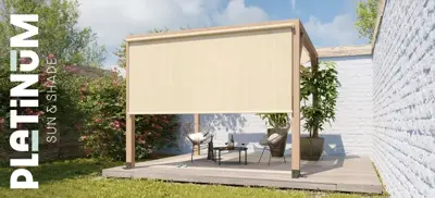 Platinum Sun & Shade rolgordijn coolfit 240x148cm antraciet - afbeelding 5