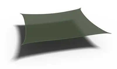 Platinum Sun & Shade schaduwdoek coolfit 500x500cm olijf - afbeelding 1