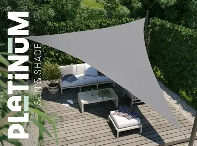 Platinum Sun & Shade schaduwdoek dreamsail 400x400cm grijs - afbeelding 7