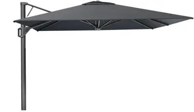 Platinum Sun & Shade zweefparasol beaufort premium 320x320cm faded black - afbeelding 1