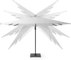 Platinum Sun & Shade zweefparasol Challenger T² premium 260x350cm champagne - afbeelding 4
