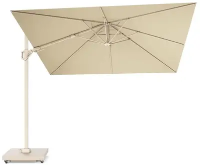 Platinum Sun & Shade zweefparasol Challenger T² premium 260x350cm champagne - afbeelding 1