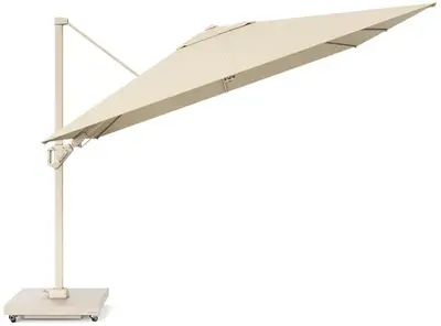 Platinum Sun & Shade zweefparasol Challenger T² premium 260x350cm champagne - afbeelding 2