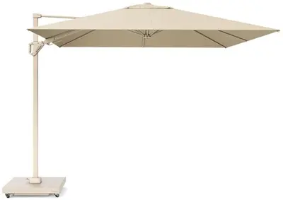 Platinum Sun & Shade zweefparasol Challenger T² premium 260x350cm champagne - afbeelding 3