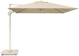 Platinum Sun & Shade zweefparasol Challenger T² premium 260x350cm champagne - afbeelding 3