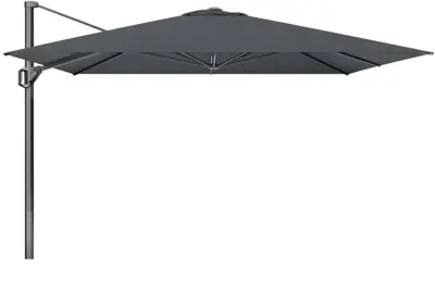 Platinum Sun & Shade zweefparasol challenger t1 premium 350x350cm faded black - afbeelding 1