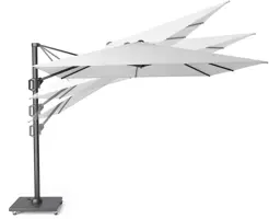 Platinum Sun & Shade zweefparasol challenger t1 premium 350x350cm faded black - afbeelding 4