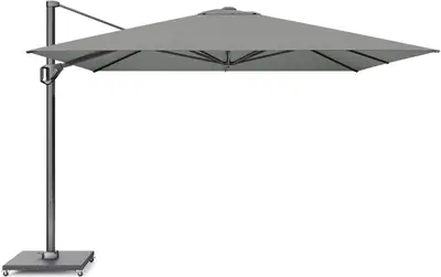 Platinum Sun & Shade zweefparasol challenger t1 telescope premium 350x350cm manhattan - afbeelding 1