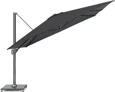 Platinum Sun & Shade zweefparasol challenger t1 telescope premium 350x350cm faded black - afbeelding 2