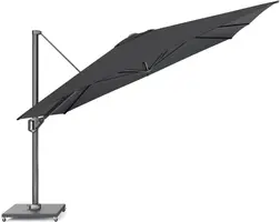 Platinum Sun & Shade zweefparasol challenger t1 telescope premium 350x350cm faded black - afbeelding 2