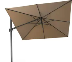 Platinum Sun & Shade zweefparasol challenger t2 300x300cm taupe - afbeelding 1