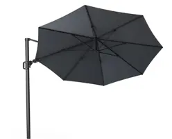 Platinum Sun & Shade zweefparasol challenger t2 350cm antraciet - afbeelding 1