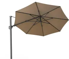 Platinum Sun & Shade zweefparasol challenger t2 350cm taupe - afbeelding 1