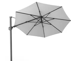 Platinum Sun & Shade zweefparasol challenger t2 350cm wit - afbeelding 1