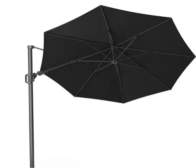 Platinum Sun & Shade zweefparasol challenger t2 350cm zwart - afbeelding 1