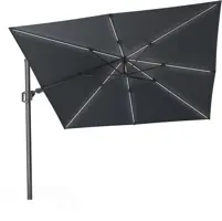 Platinum Sun & Shade zweefparasol challenger t2 glow 300x300cm antraciet kopen?