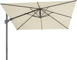 Platinum Sun & Shade zweefparasol challenger t2 premium 300x300cm champagne - afbeelding 1