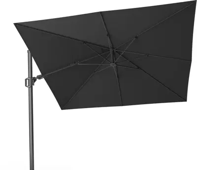 Platinum Sun & Shade zweefparasol challenger t2 premium 300x300cm faded black - afbeelding 1