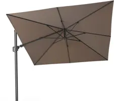 Platinum Sun & Shade zweefparasol challenger t2 premium 300x300cm havana kopen?