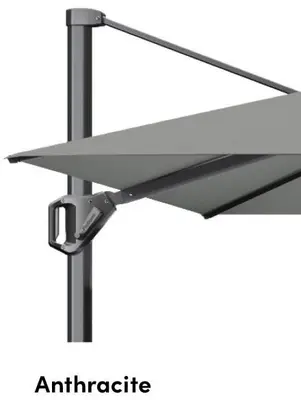 Platinum Sun & Shade zweefparasol challenger t2 premium 300x300cm champagne - afbeelding 9