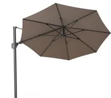 Platinum Sun & Shade zweefparasol challenger t2 premium 350cm havana - afbeelding 1