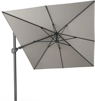 Platinum Sun & Shade zweefparasol challenger t2 premium 350x260cm manhattan - afbeelding 1