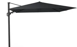 Platinum Sun & Shade zweefparasol challenger t2 premium matt black 300x300cm jet black - afbeelding 2