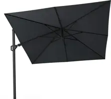 Platinum Sun & Shade zweefparasol challenger t2 premium matt black 300x300cm jet black kopen?