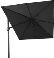 Platinum Sun & Shade zweefparasol challenger t2 premium matt black 350x260cm jet black - afbeelding 1