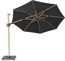 Platinum Sun & Shade zweefparasol challenger t2 premium oak 350cm faded black - afbeelding 1