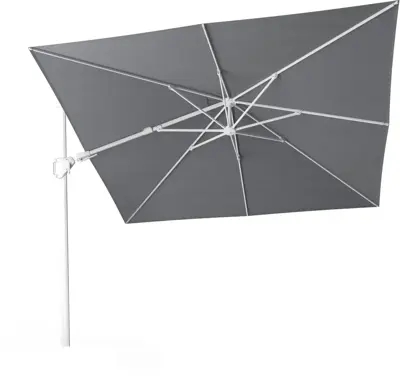 Platinum Sun & Shade zweefparasol challenger t2 premium wit 300x300cm manhattan - afbeelding 1