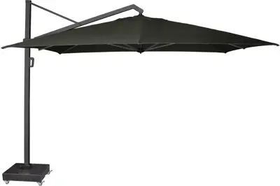 Platinum Sun & Shade zweefparasol icon t1 premium 350x350cm faded black - afbeelding 1