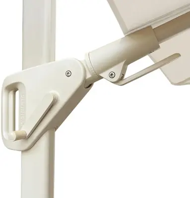 Platinum Sun & Shade zweefparasol nexus t2 300x300cm champagne/zandsteen - afbeelding 3