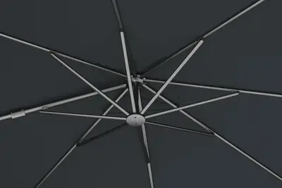 Platinum Sun & Shade zweefparasol nexus t2 300x300cm faded black/antraciet - afbeelding 6