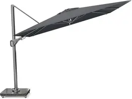 Platinum Sun & Shade zweefparasol nexus t2 300x300cm faded black/antraciet - afbeelding 3