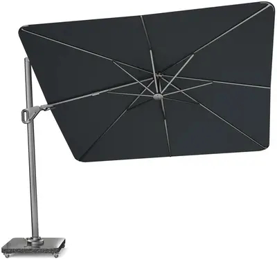Platinum Sun & Shade zweefparasol nexus t2 300x300cm faded black/antraciet - afbeelding 1