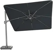 Platinum Sun & Shade zweefparasol nexus t2 300x300cm faded black/antraciet - afbeelding 1