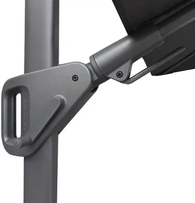 Platinum Sun & Shade zweefparasol nexus t2 300x300cm faded black/antraciet - afbeelding 4