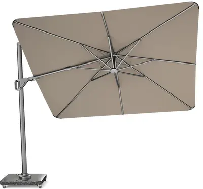 Platinum Sun & Shade zweefparasol nexus t2 300x300cm havana/antraciet - afbeelding 1