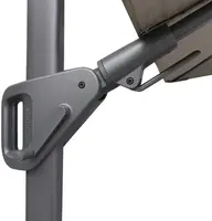 Platinum Sun & Shade zweefparasol nexus t2 300x300cm havana/antraciet - afbeelding 4