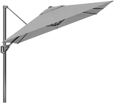 Platinum Sun & Shade zweefparasol voyager t1 250x250cm lichtgrijs - afbeelding 2