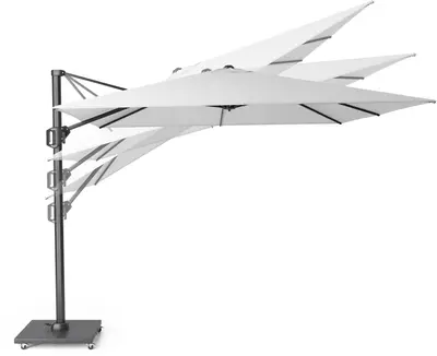 Platinum Sun & Shade zweefparasol voyager t1 300cm lichtgrijs - afbeelding 4