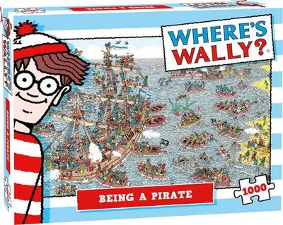 Plenty Gifts puzzel where's wally being a pirate 1000st