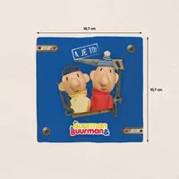 Plenty Gifts tegeltje keramiek a je to 10x10cm blauw - afbeelding 2