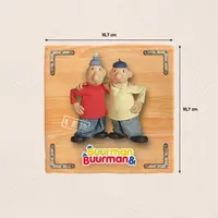 Plenty Gifts tegeltje keramiek a je to 10x10cm bruin - afbeelding 2