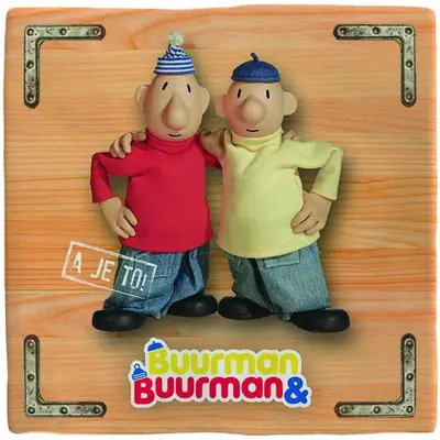 Plenty Gifts tegeltje keramiek a je to 10x10cm bruin - afbeelding 1