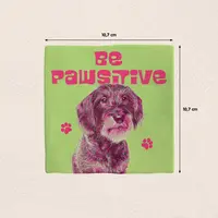 Plenty Gifts tegeltje keramiek be pawsitive 10x10cm groen - afbeelding 2