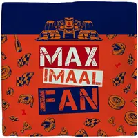 Plenty Gifts tegeltje keramiek maximaal fan 10x10cm oranje - afbeelding 1