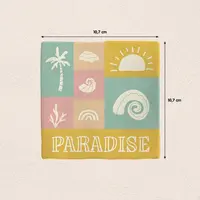 Plenty Gifts tegeltje keramiek paradise 10x10cm multi - afbeelding 2